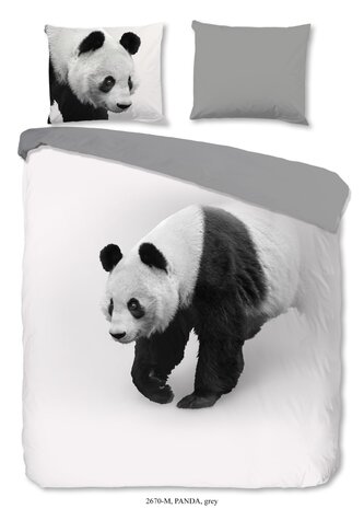 Pure Panda 1-persoons dekbedovertrek - Zachte 100% Microvezel met Schattige Pandaprint. Perfect voor Dierenliefhebbers!