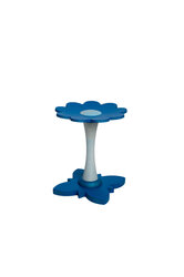 Kinderstoeltje bloem hout blauw