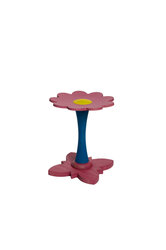 Houten kinderkruk fuchsia bloem medium