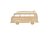 Naam decoratie houten VW T1 surf bus
