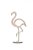 Flamingo houten decoratie 30cm hoog